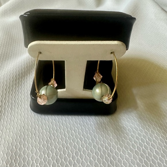 Hoop & Beads Earrings - Picture 2 of 6